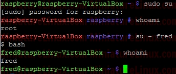 Linux-Example-Login-As-Another-User